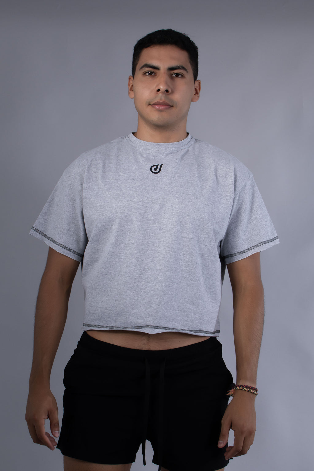 Ideon Crop Gris Jaspe Hombre