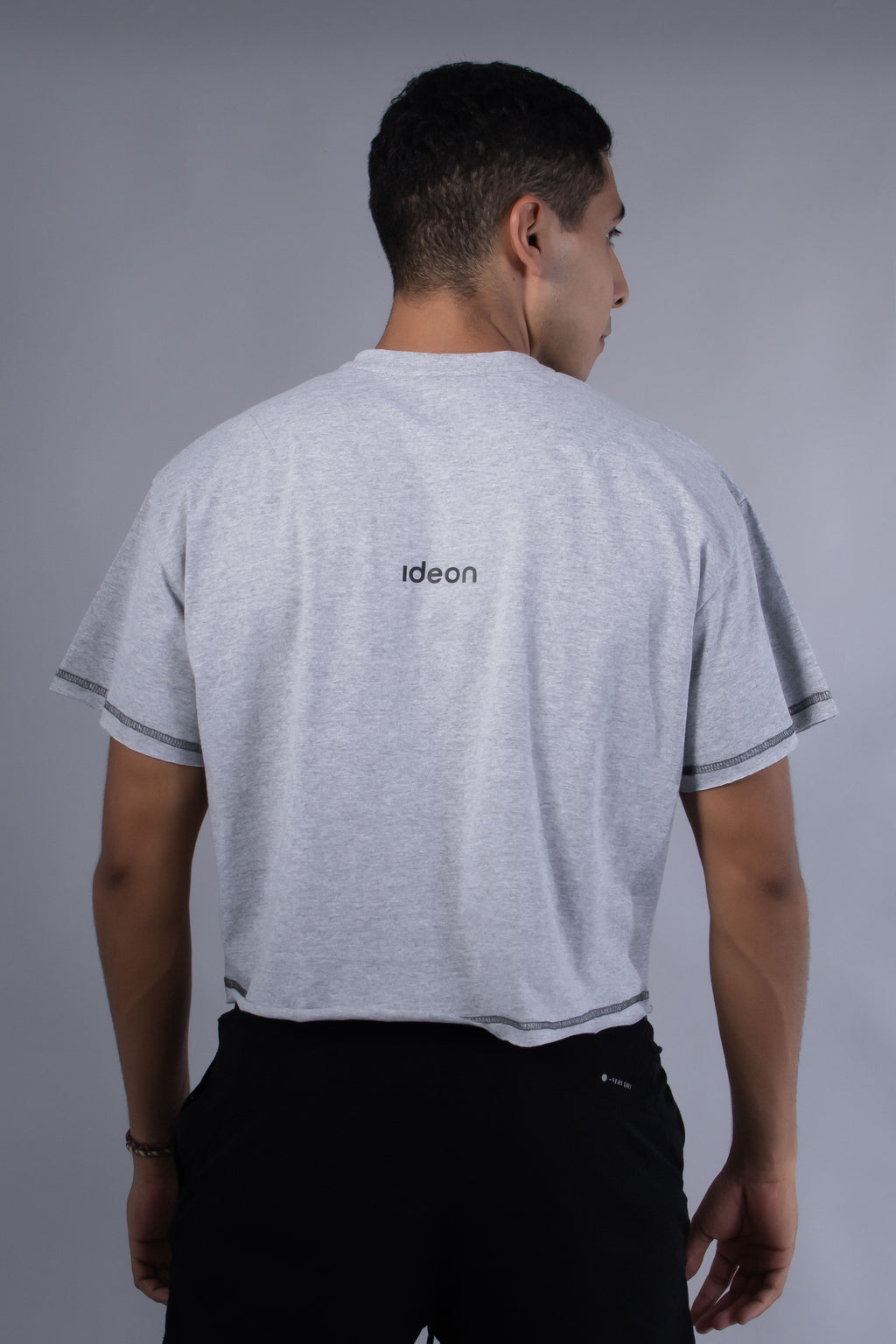 Ideon Crop Gris Jaspe Hombre