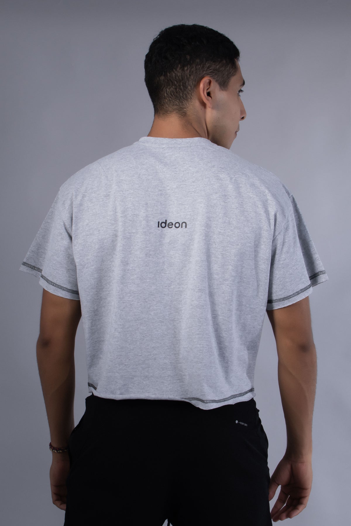 Ideon Crop Gris Jaspe Hombre