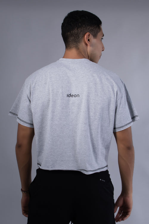 Ideon Crop Gris Jaspe Hombre