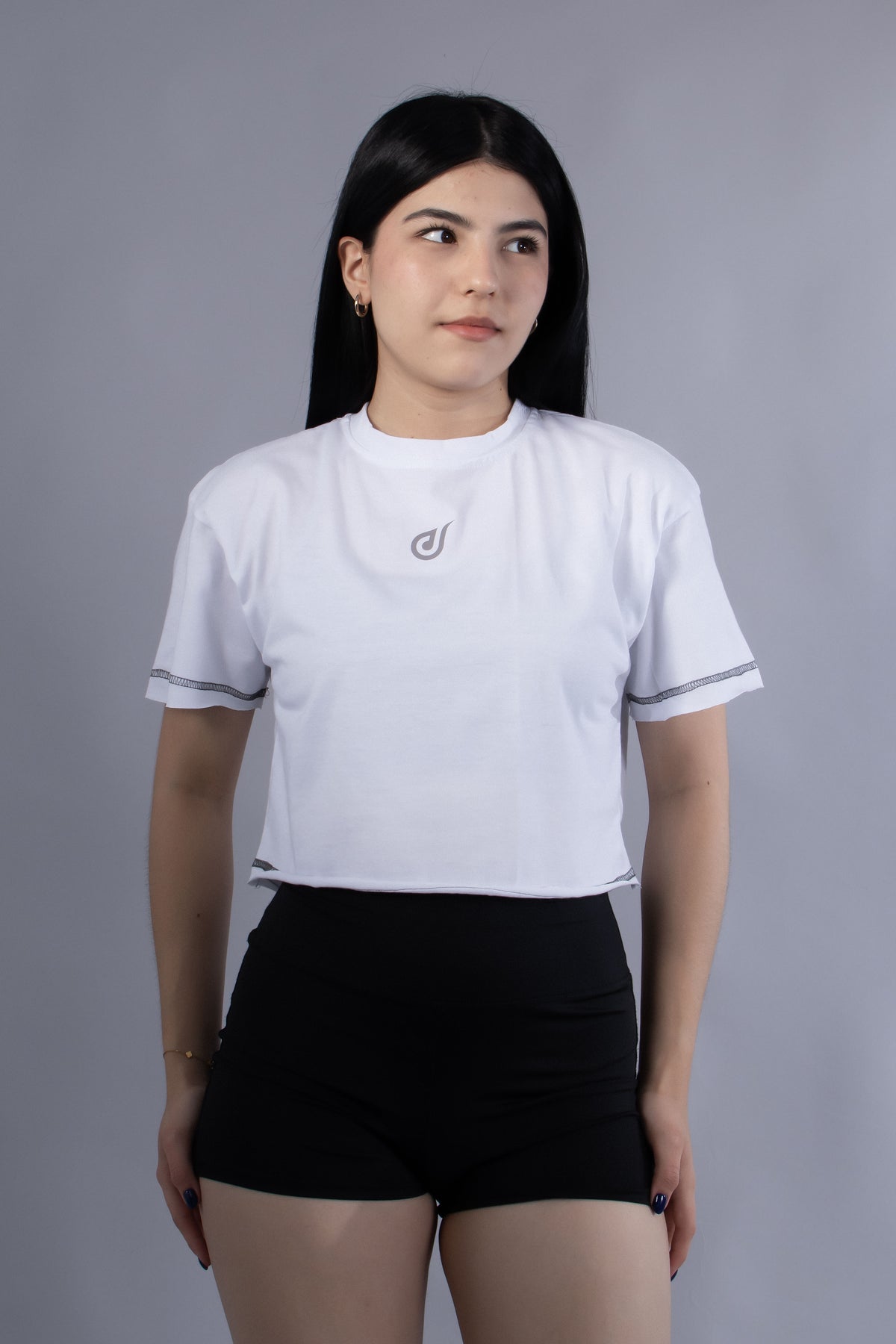 Ideon Crop Blanco Mujer