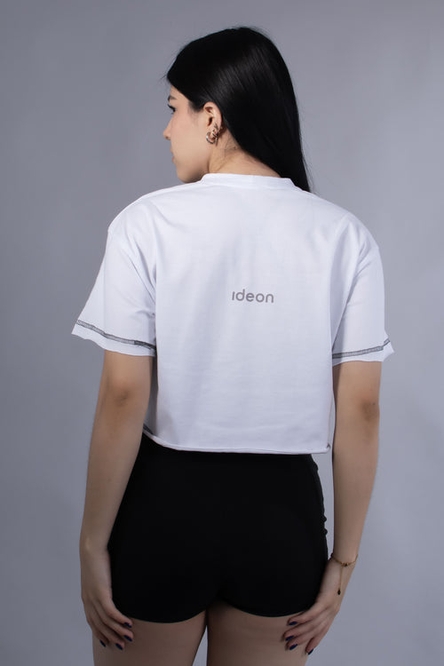 Ideon Crop Blanco Mujer